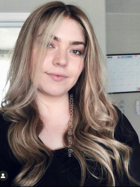Ash blonde wig in color "CIARA" (mid-length) photo review