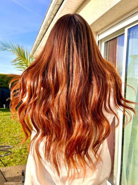 Real hair wig in color “JENNIFER L HEWITT” (long with thicker ends) photo review