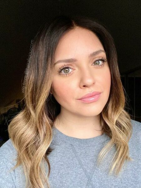 (Entirely handmade!) Natural hair wig in color "LISA RINNA" (long bob) photo review