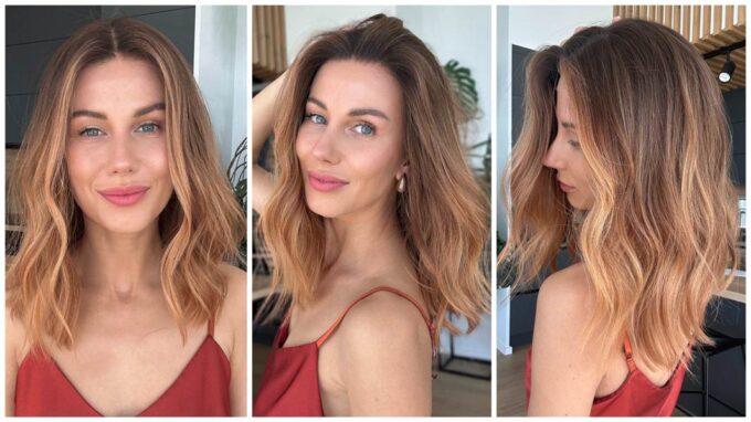 Natural hair wig ARIANA GRANDE long bob grid