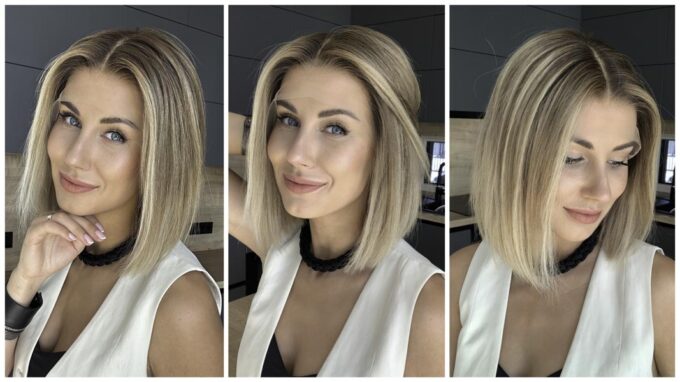 glueless wig gigi hadid 12bob gri