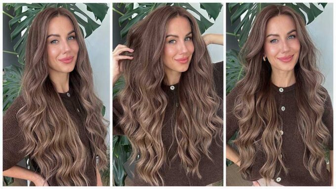 Real human hair wig in color "JENNIFER LOPEZ" (extremely long)