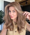 Wheat blonde wig MARGOT ROBBIE mid-length 10