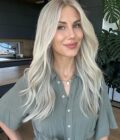 blonde wig megan fox mid length 66
