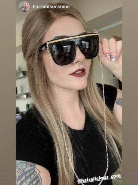 Ash blonde wig in color "CIARA" (mid-length) photo review