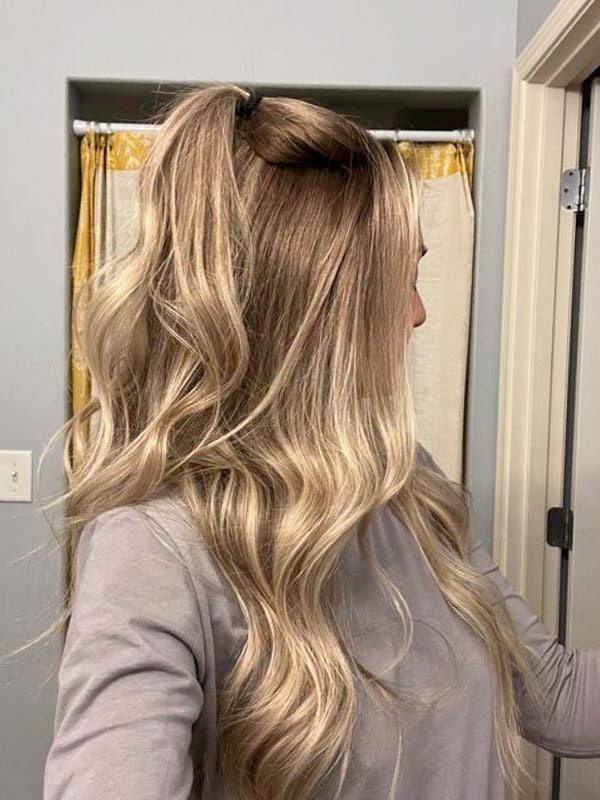 Khloe Wig Neon Blue