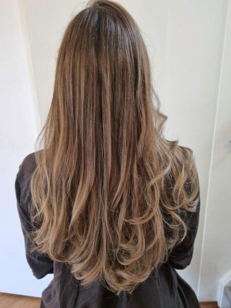 Straight human hair wig in color "JENNIFER LOPEZ" (18" with thicker ends!") photo review