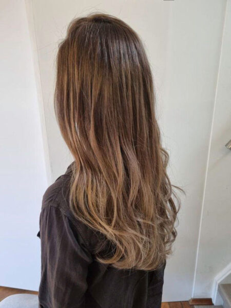 Straight human hair wig in color "JENNIFER LOPEZ" (18" with thicker ends!") photo review